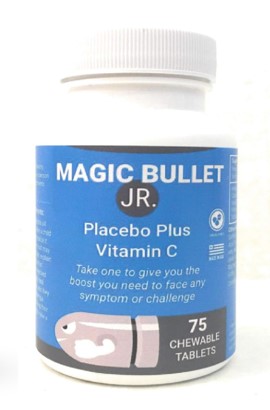 Magic Bullet JR. Chewable Placebo Tablets for Kids (Tangy Orange) - Help Them Unlock Their Mind's Potential to face Their Symptoms and Challenges